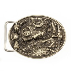 Pisces german silver belt buckle, Horoscope Astrological Zodiac Sign belt buckle