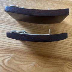 Lot Of 2 Vintage Unbranded Wood Belt Buckles RARE 🔥🔥🔥