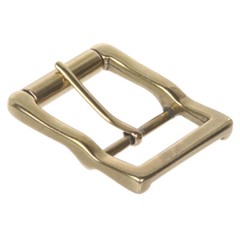 1 1/2&Prime; (38 mm) Nickel Free Center Bar Single Prong Roller Belt Buckle