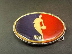 NBA Basketball Player Led Light Flashing Belt Buckle W/ Fresh Battery!