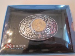 NOCONA LIBERTY SACAGAWEA DOLLAR COIN BELT BUCKLE – GW-16