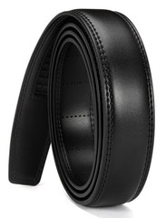 CHAOREN Ratchet Belt Strap Only 1 1/4&Prime;, 36&Prime; to 42&Prime; Waist Adjustable, Black