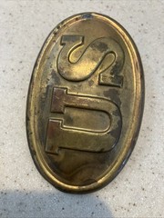 Vintage U.S. Civil War Union Army (1861-65) Enlisted Mans Brass Lead Belt Buckle