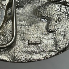 Siskiyou Buckle Co 1995 Eagle Buffalo Nickel Belt Buckle Pewter USA