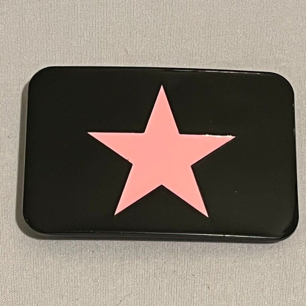 Black Pink Star Belt Buckle Unisex Rectangular Enamel Metal Western Fashion