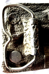 U.S. Mail 1983 Star Locomotive Steam Train Pewter Belt Buckle VTG Bergamot