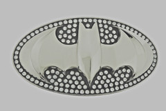 Batman Belt Buckles Comics Costume Original Cosplay Men Halloween Silver Black