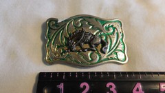 BUCKING BRONCO RODEO WESTERN COWBOY HORSE BELT BUCKLE