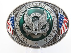 New United States of America Belt Buckle Great Americal Products Metal