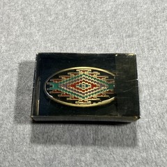 VTG 90s Southwestern Native American Style Belt Buckle – In Box