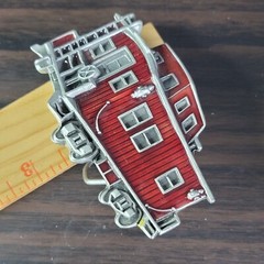 Vintage The Great American Chicago Train Caboose Mens Belt Buckle