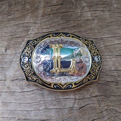Letters Alphabet Belt Buckle Western Cowboys Belt Buckle Mens Womens Belt Buckle