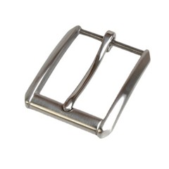 1x DIY Stainless Steel Single Prong Buckle 40mm Replacement Leather Belt Decor