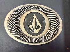 VOLCOM Apparel Company Diamond Logo 90&rsquo;s Metal Cast Original Promo Belt Buckle