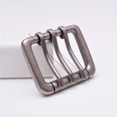 Heavy Sturdy Retro Triple Tongue Pin Prong Men Belt Buckle Fit 45MM Belt Straps