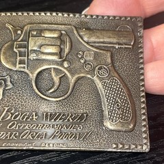 1947 POLISH ARMED GUARD MARKSMAN BELT BUCKLE TIFFANY STUDIO NY – Lewis Chicago