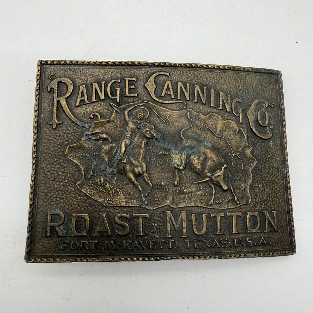 Belt Buckle Range Canning Co – Fort McKavett Texas Lewis Buckles