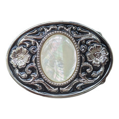Bohemian Boho Turquoise Mens Belt Buckle – Vintage Western Cowboy Style Buckle