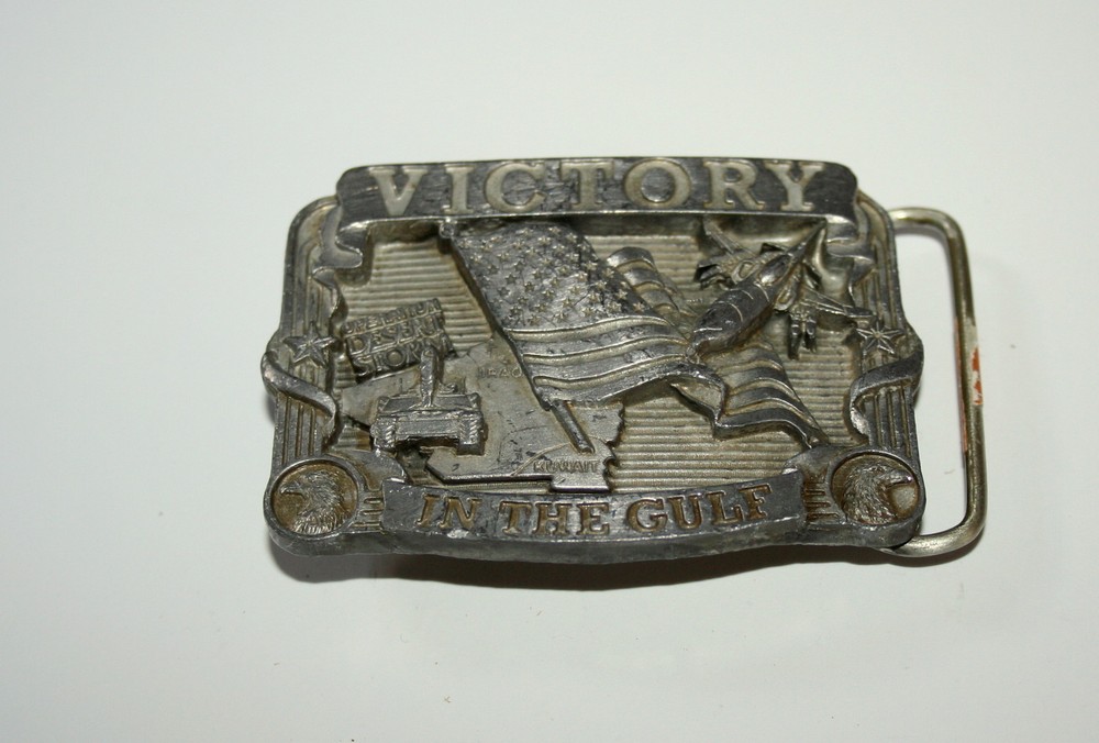 Vintage Masterpiece Victory In The Gulf 1990s NOS Belt Buckles of America Buckle