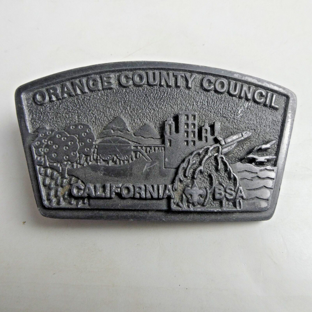 Boy Scouts of America Orange County Council California BSA Belt Buckle CD Hit