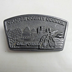 Boy Scouts of America Orange County Council California BSA Belt Buckle CD Hit