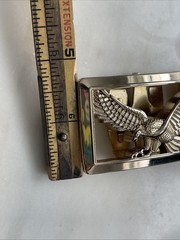Golden Eagle Automatic Belt Buckle Stylish Design Durable Gold Tone