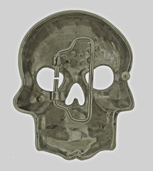 Skull Belt Buckles New Men Women Iced Style Silver Metal Bling Rhinestones Rebel