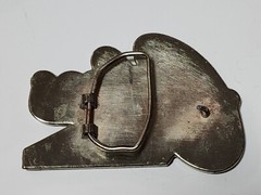 VTG Cariboo Beer Brewing Belt Buckle – CHROME RARE, Pre Owned, Canadian Seller
