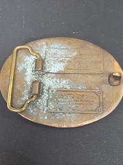 Kansas Fish and Game Commission belt buckle game and fish 165