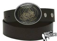 Sacred Geometry Belt Buckle – Mystic Rose Esoteric Handmade Buckle – 14
