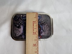 Tattoo Johnny Men haunted rockabilly LICENSED pirate Belt Buckle,Y2K| 4inX2.5in