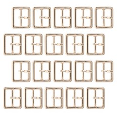 20 Pcs Metal Belt Buckle Prong Buckles for Bags Hardware Replacement