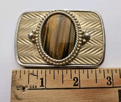 TIGER&rsquo;S EYE GEMSTONE Belt Buckle Great Fathers Day Gift