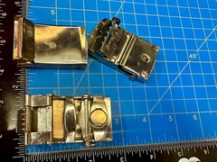 Lot of 3 Vintage slide dress style Belt Buckle&rsquo;s Letters Horse