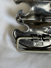 Vintage Avon American Eagle Patriotic Pewter Belt Buckle 2.5”