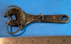 Vintage Crescent Wrench Shifting Spanner Mechanic Belt Buckle Made in the USA