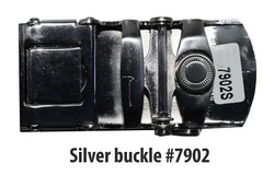 Men&rsquo;s Belt Buckle Auto sliding Self locking ratcheting track line silver buckle