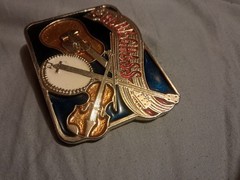 Bluegrass Western Belt Buckle Guitar Banjo Fiddle