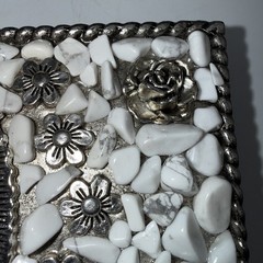 Virgin Mary Hebilla Vaquera Style Cowboy Belt Buckle. Made In USA