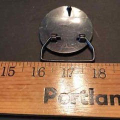 Rare Vintage Illinois Urban Fishing Program Round Belt Buckle