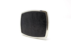 Python Snake Belt Buckle, Exotic Belt Buckle, ( 1.5 ») Removable Western Buckle