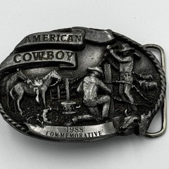 Arroyo Grande Buckle Co 1988 American Cowboy Limited Edition Belt Buckle 295