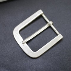 Antique Silver Rectangular Pin Buckle Holds 4cm Belt