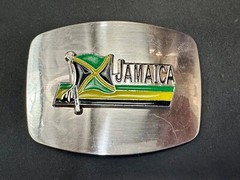 Jamaica Flag Novelty Jamaican Rasta Caribbean Montego Bay Belt Buckle