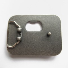 Bull Long Horn Bottle Opener Western Metal Fashion Belt Buckle