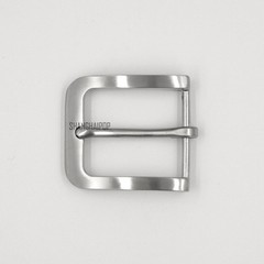 UK Men Stainless Steel Pin Buckle for Leather Belt Replacement Snap on 40mm New