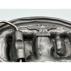 Vintage 1995 Ole Miss Rebels Belt Buckle Precision Incentives Mississippi 4624