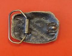 Bass Anglers Sportsman Society Brass Belt Buckle