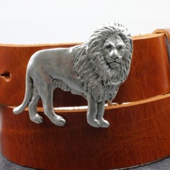 Lion Belt Buckle Solid – Powerful Statement Design for Striking Look