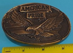 American Pride Eagle Belt Buckle D5